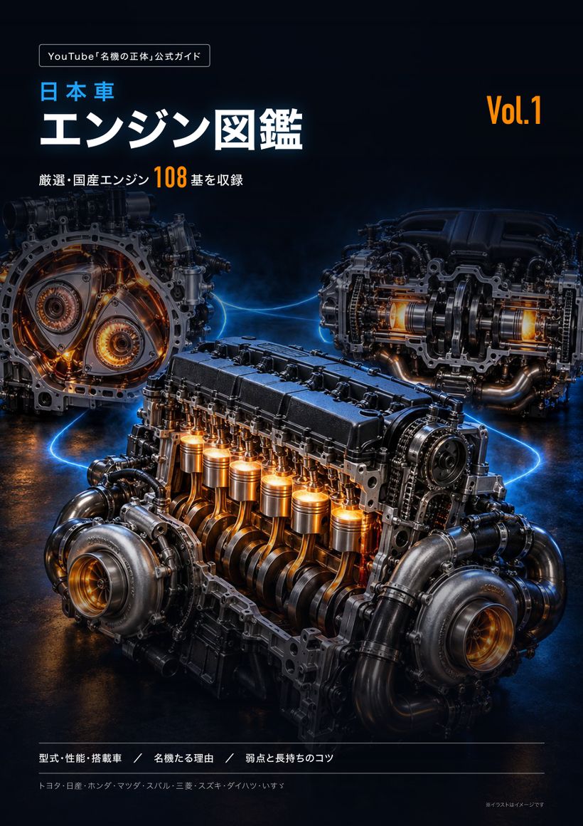 日本車エンジン図鑑 Vol.1 表紙